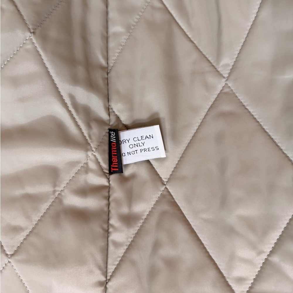 London Fog Full Length Trench Coat Tan Belted Removable Liner 4 - Picture 10 of 11